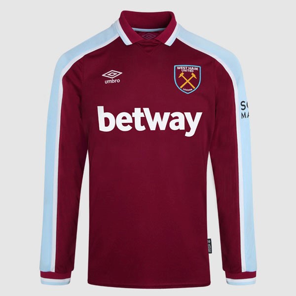 Tailandia Camiseta West Ham United 1ª ML 2021/22